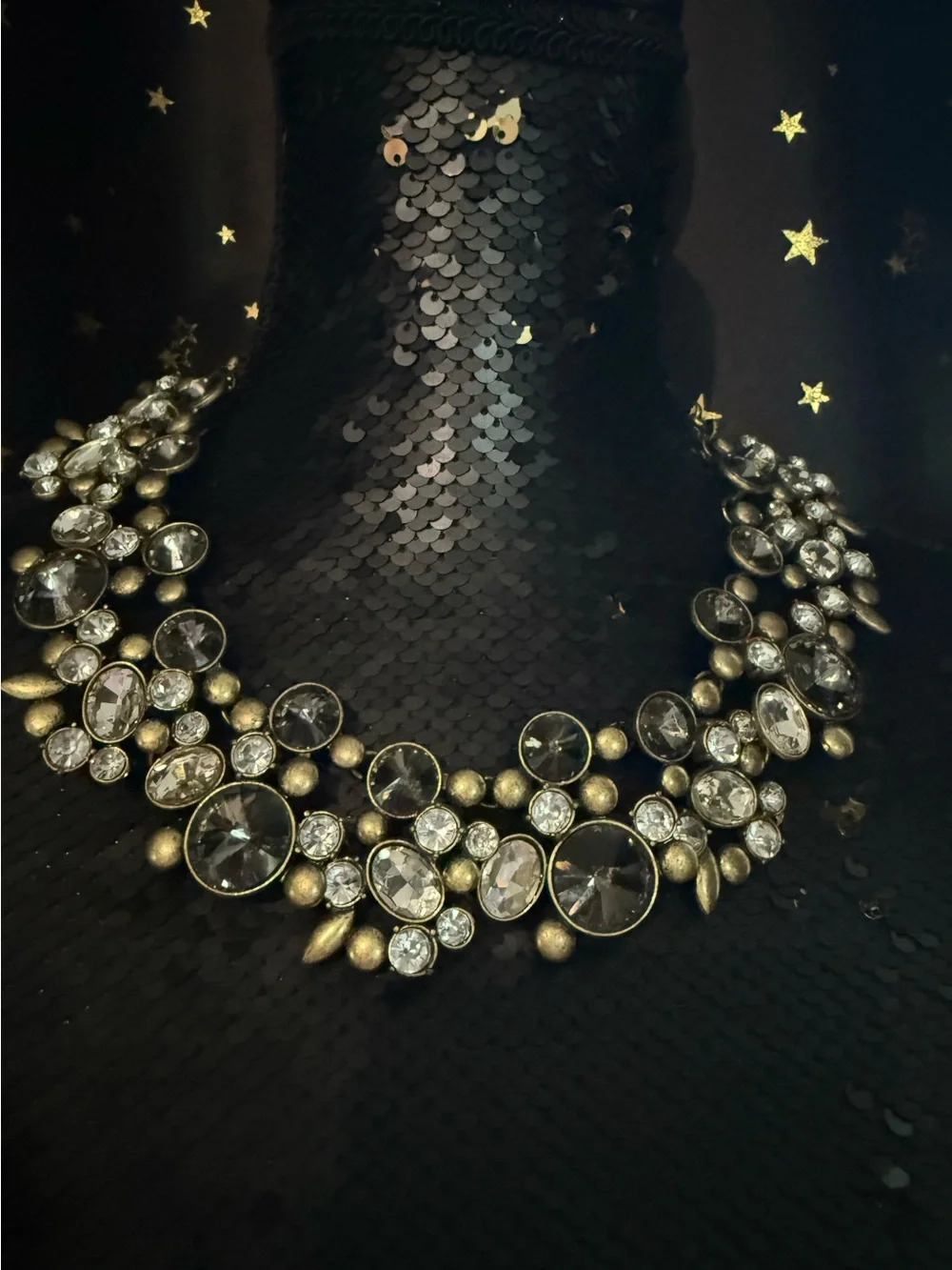 Vintage Chunky Collar Bib Statement Necklace